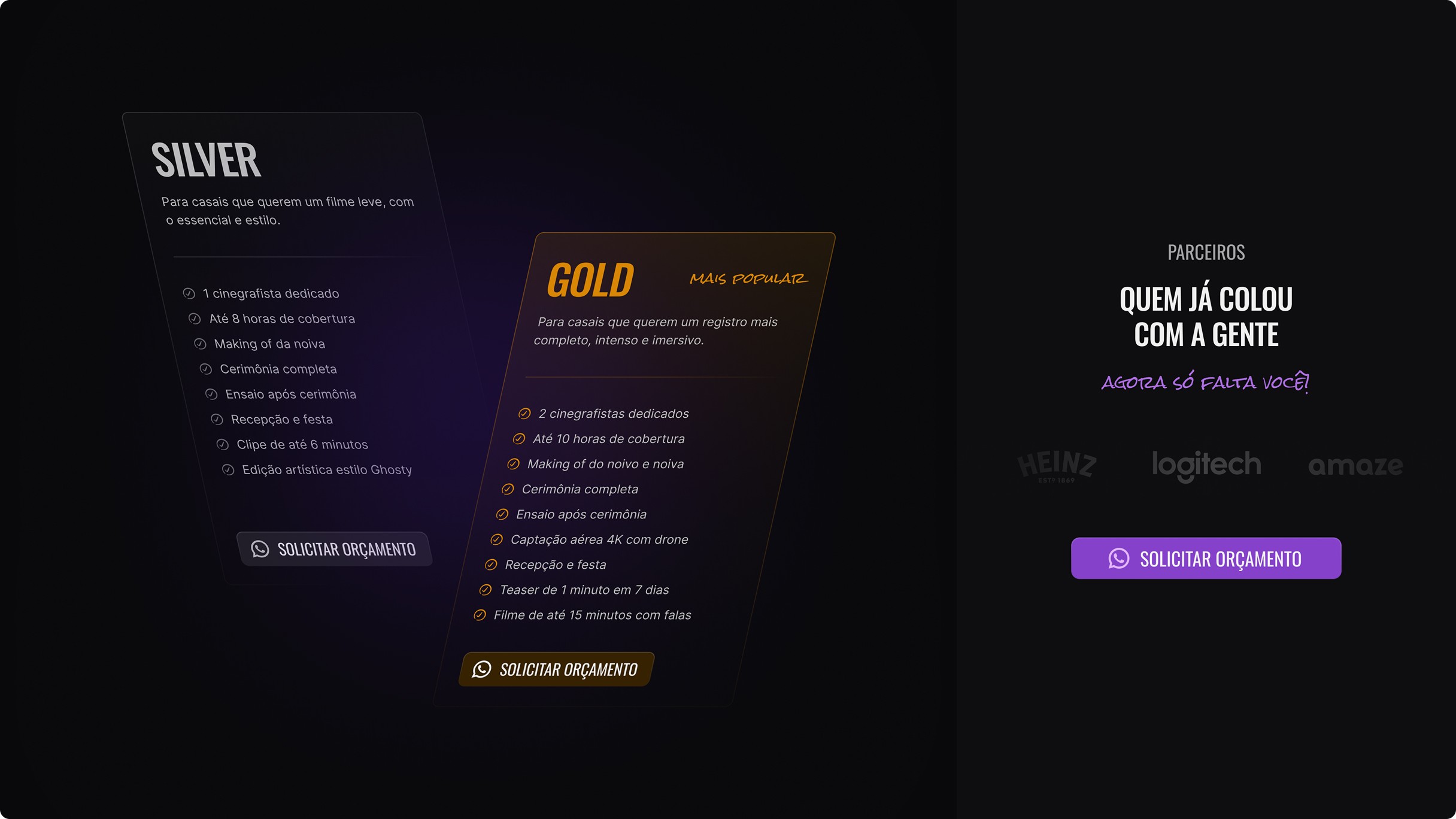 Mockup do site da Ghosty Studio