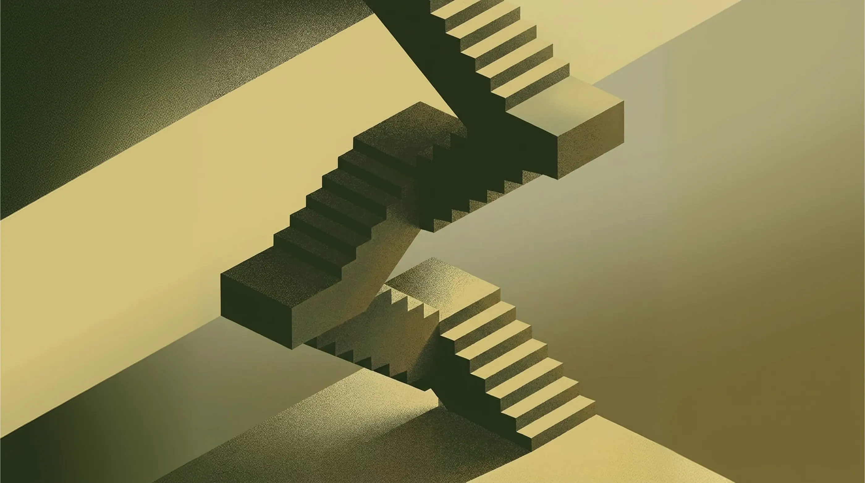 Illustration of an abstract stairs