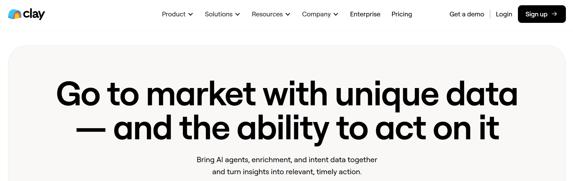 clay - Top AI Agents for Go-to-market Strategies