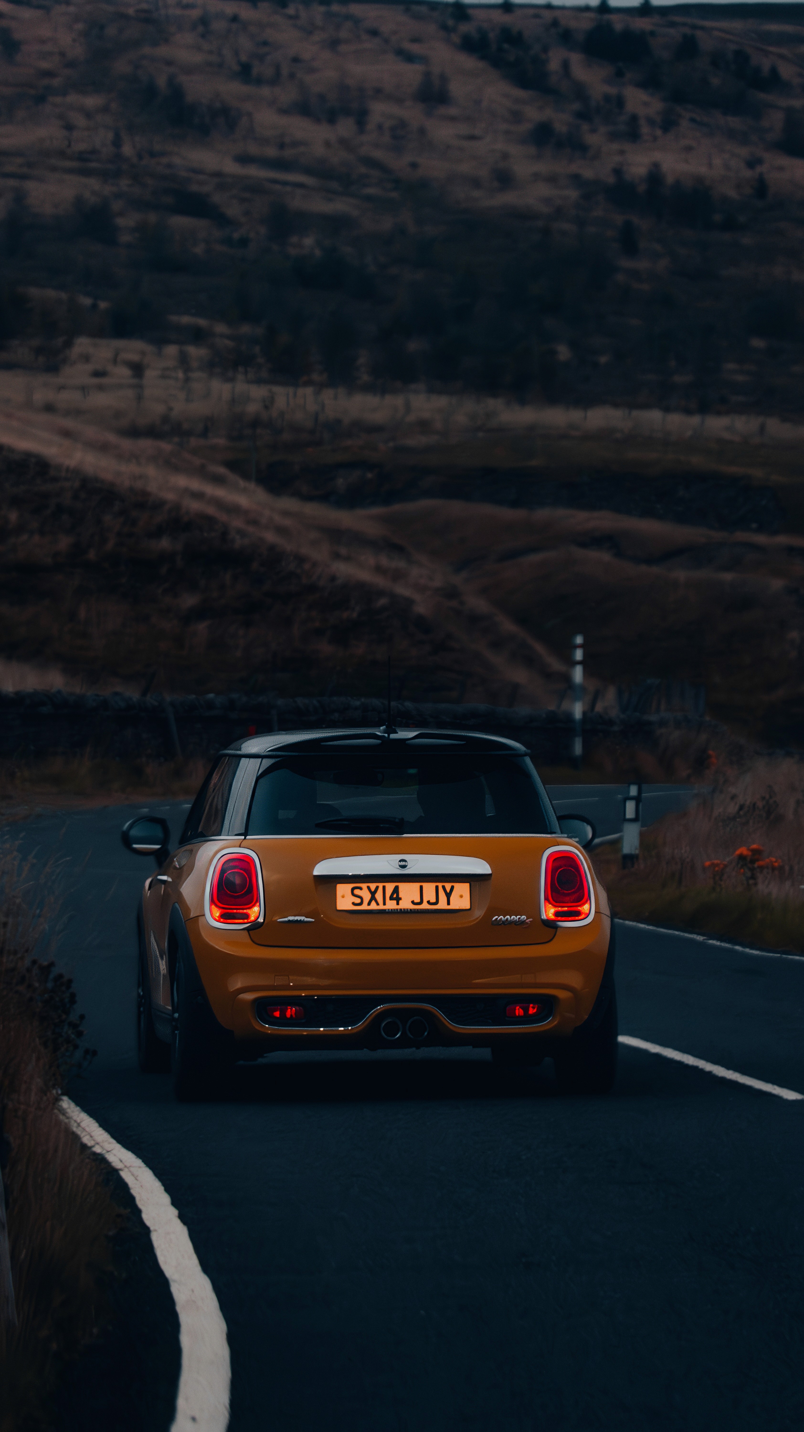 Mini JCW shot in the countryside
