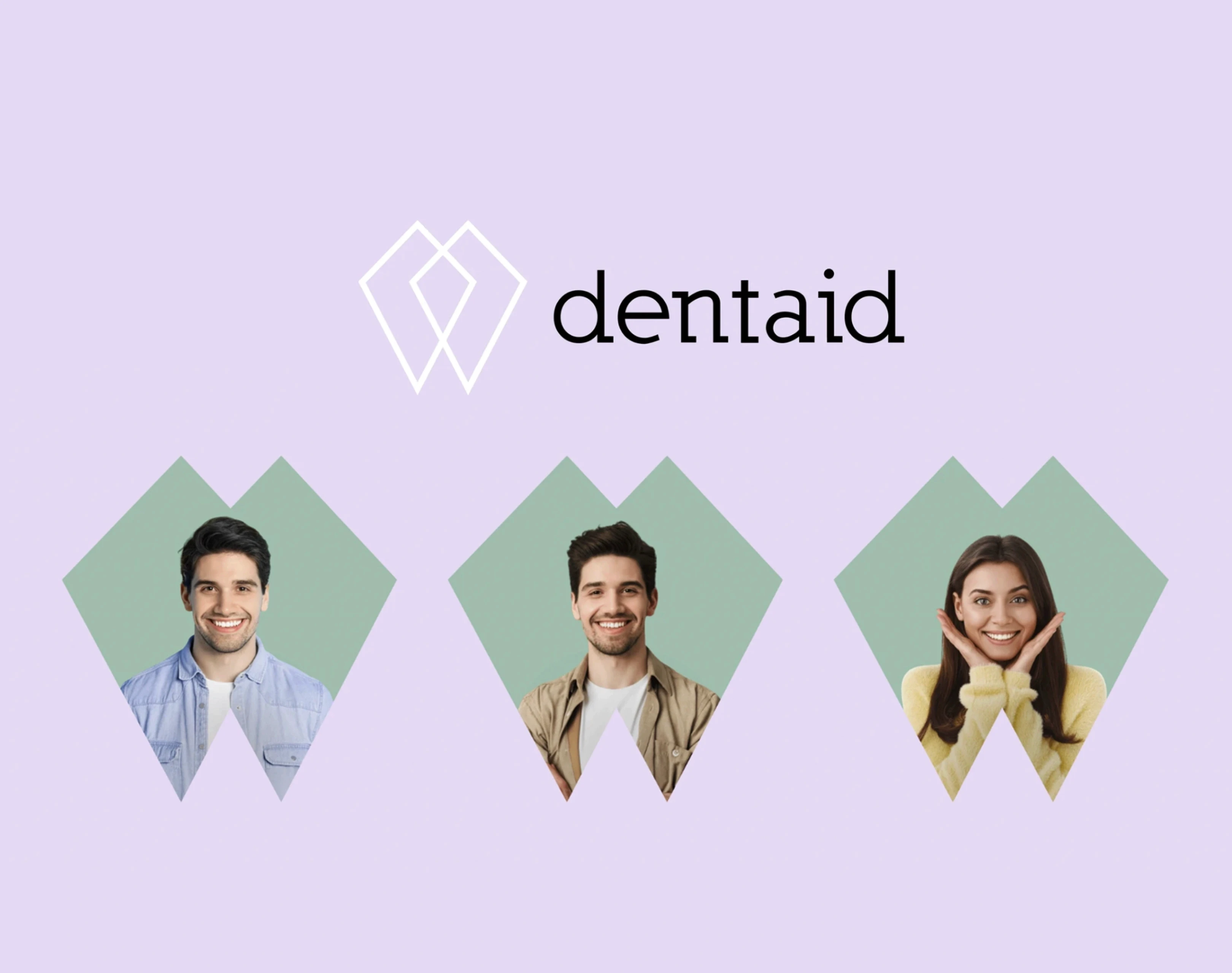Dentaid brand & illustration case study - hero visual, abstrct design