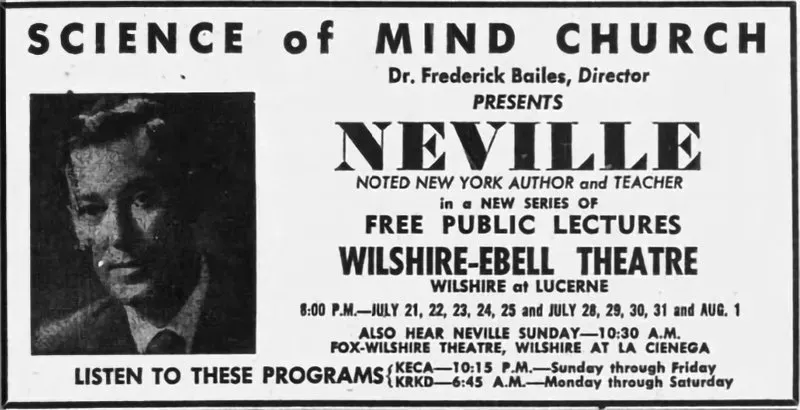 Neville Goddard y Frederick Bailes [El agente matrimonial invisible y los ricos se en ricos]