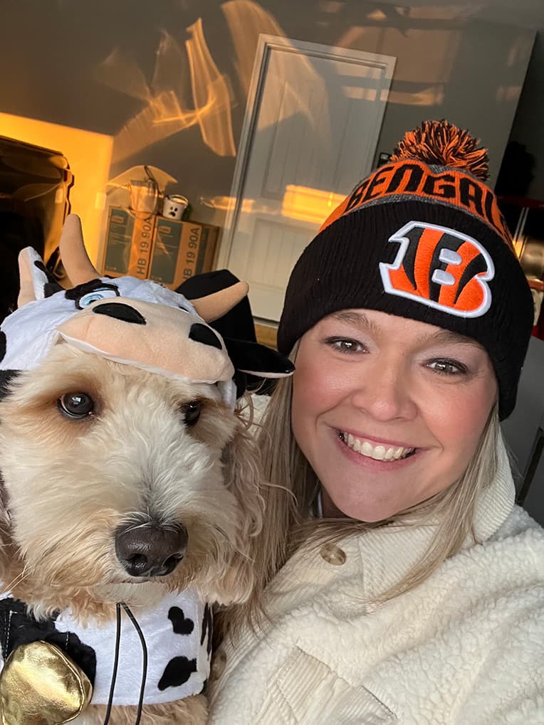 Portrait of portfolio creator