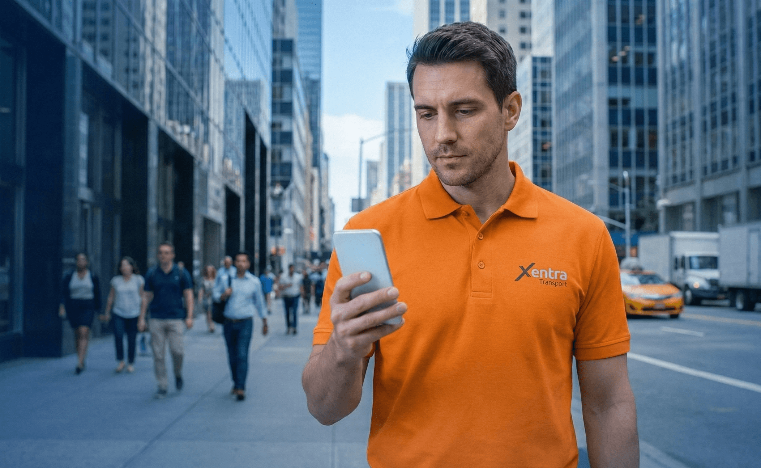 courier in new jersey tracking a package