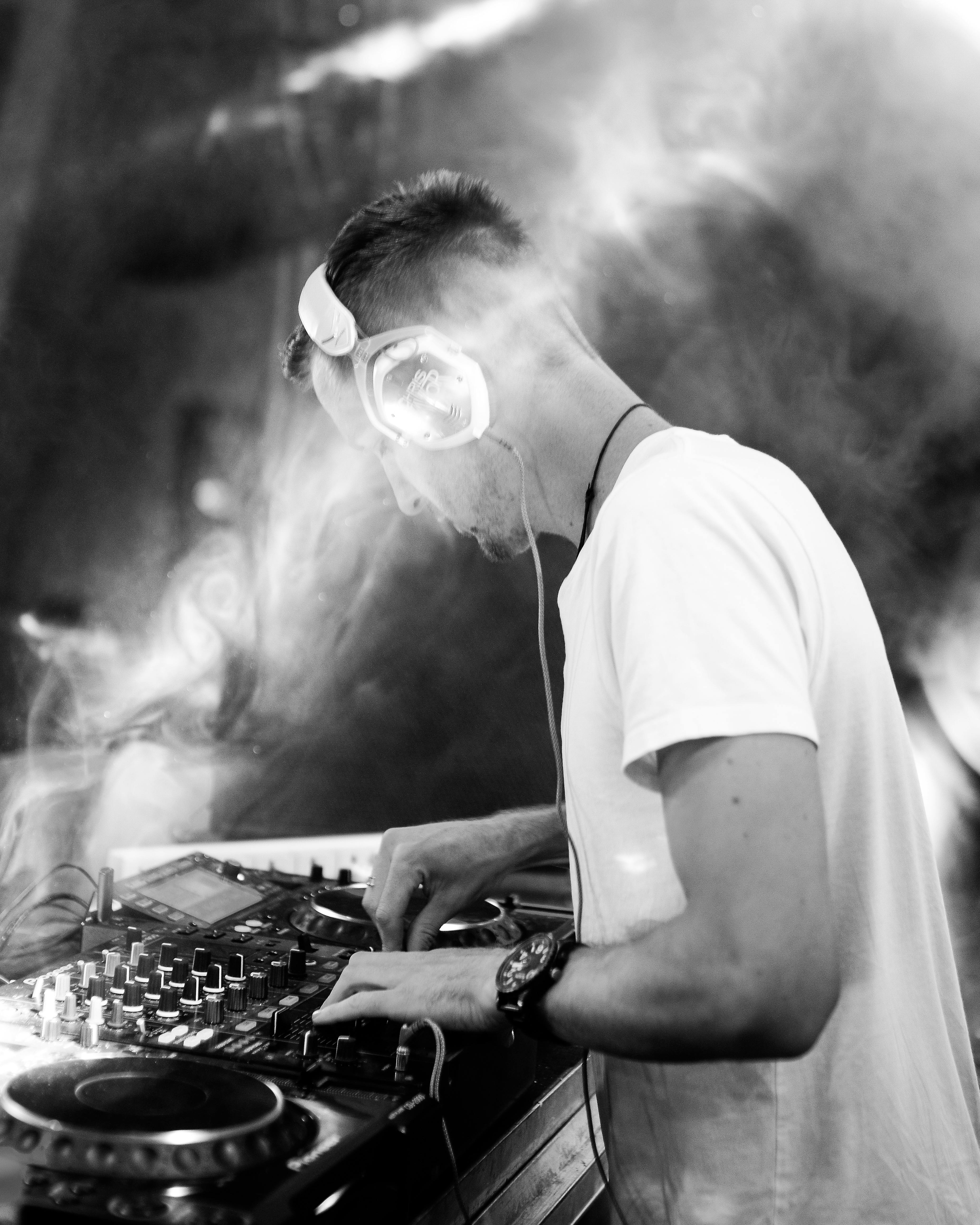 Lost in the beat, fueled by EDM