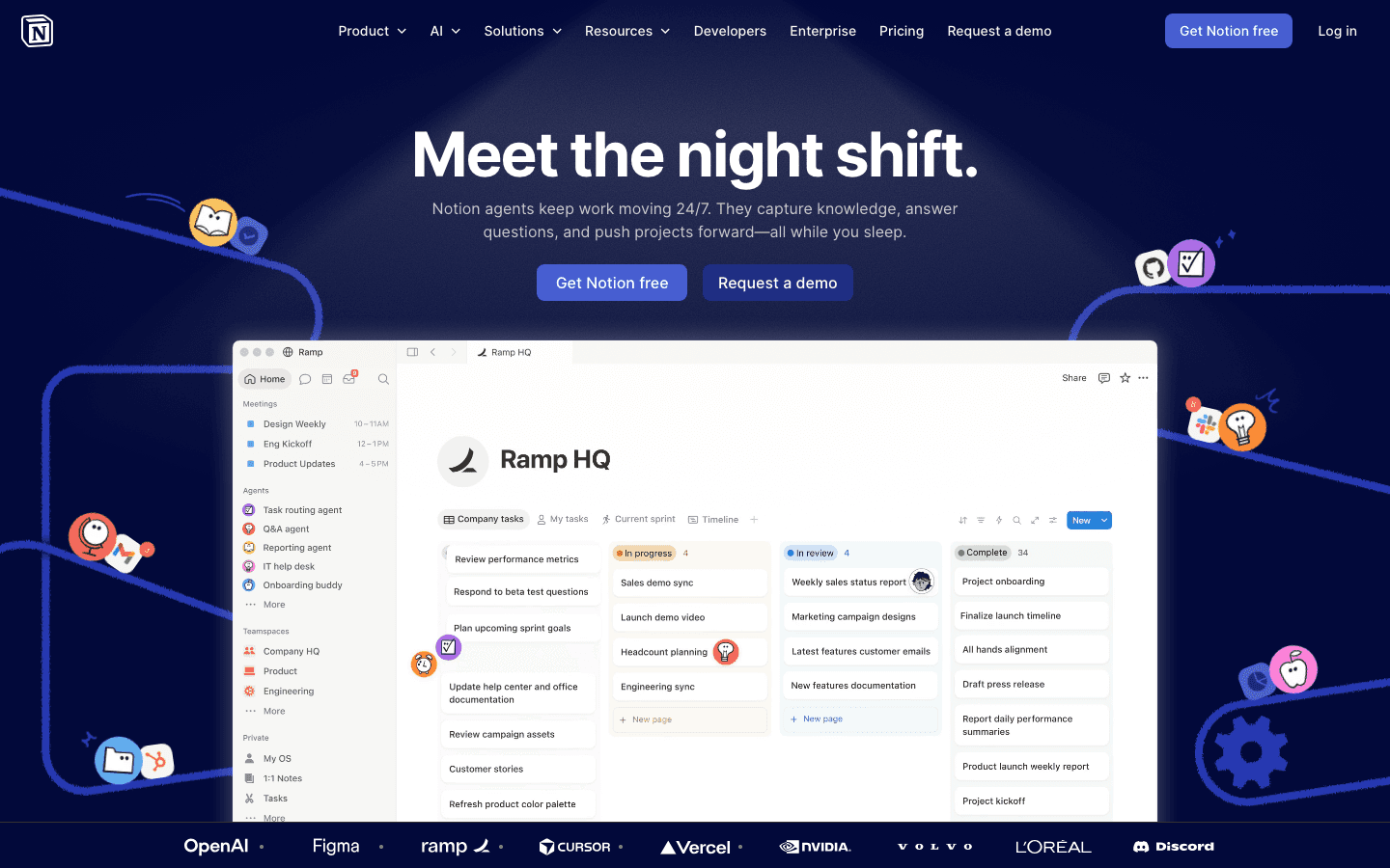 Notion AI app screenshot