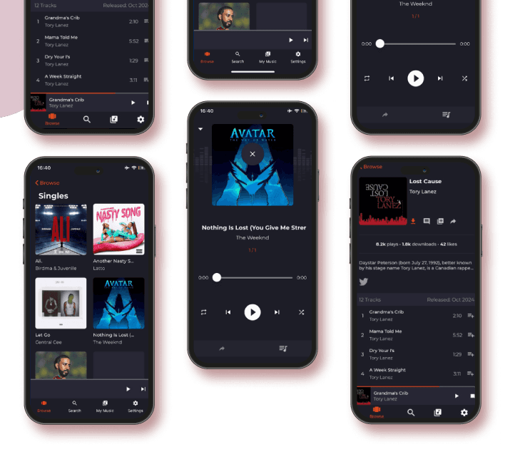 music app design