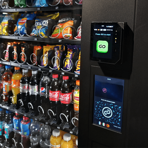 SmartContact Pro on Vending Machine