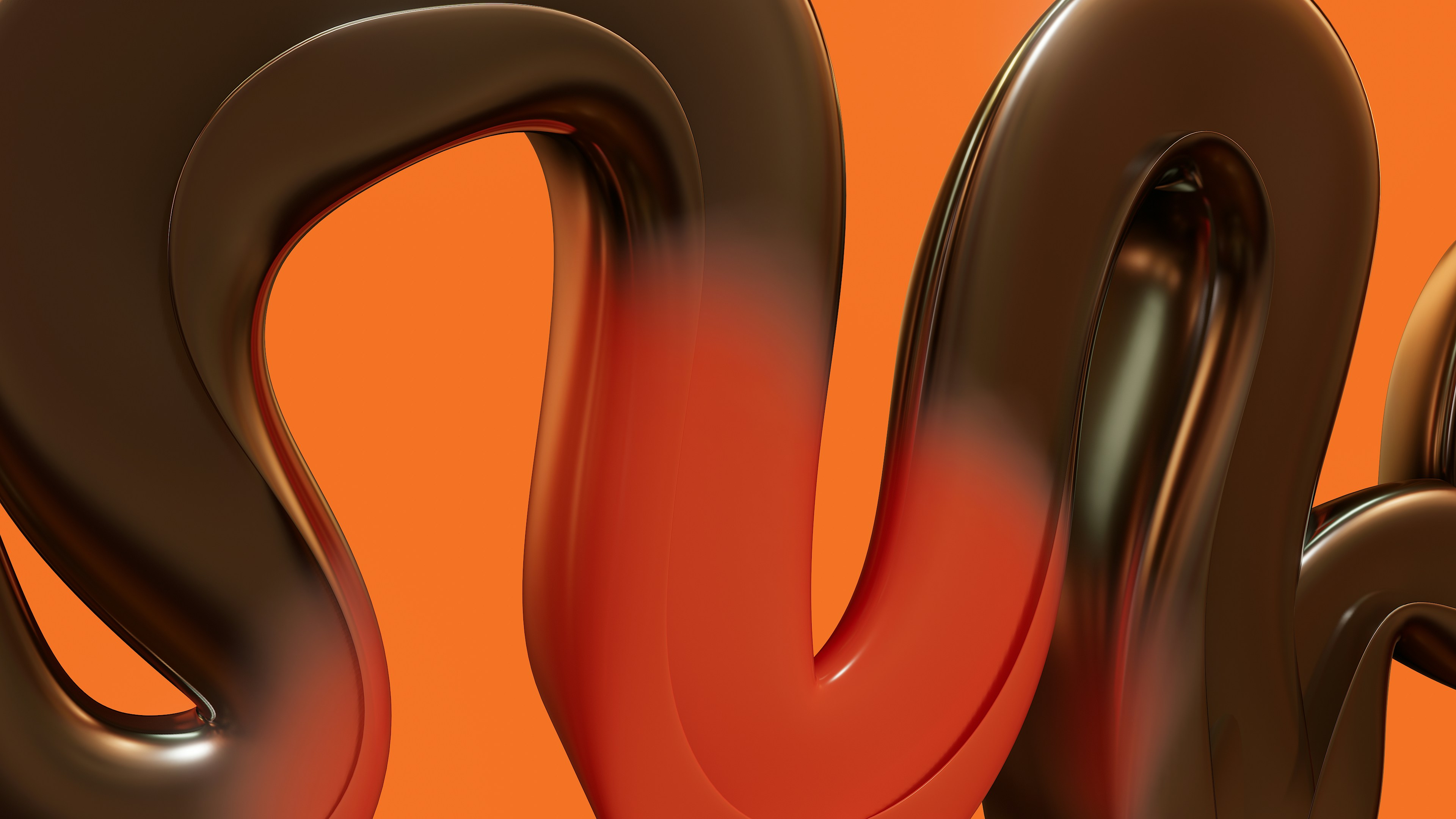 a close up of a chocolate and red object