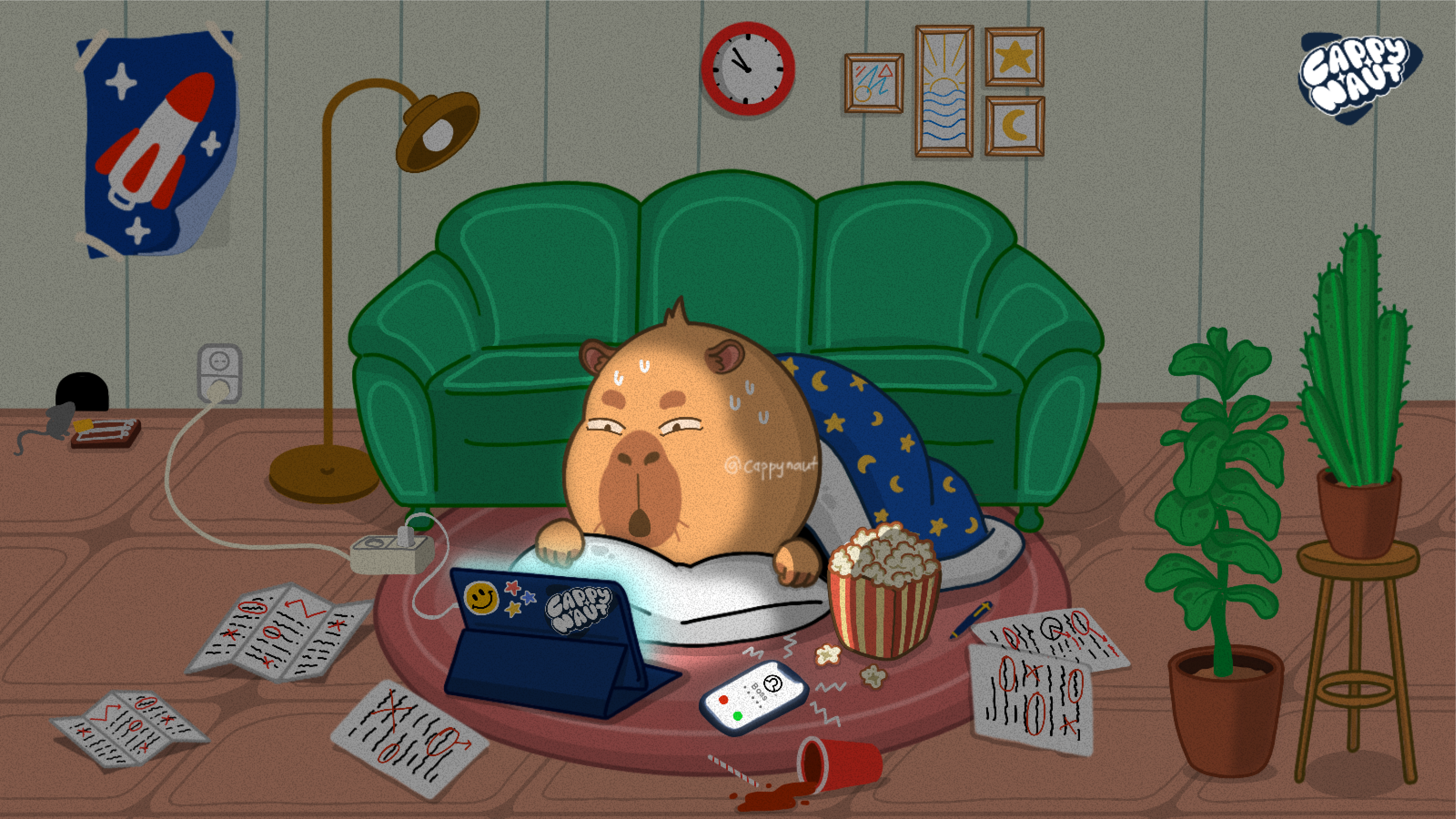 a woman wearing headphone