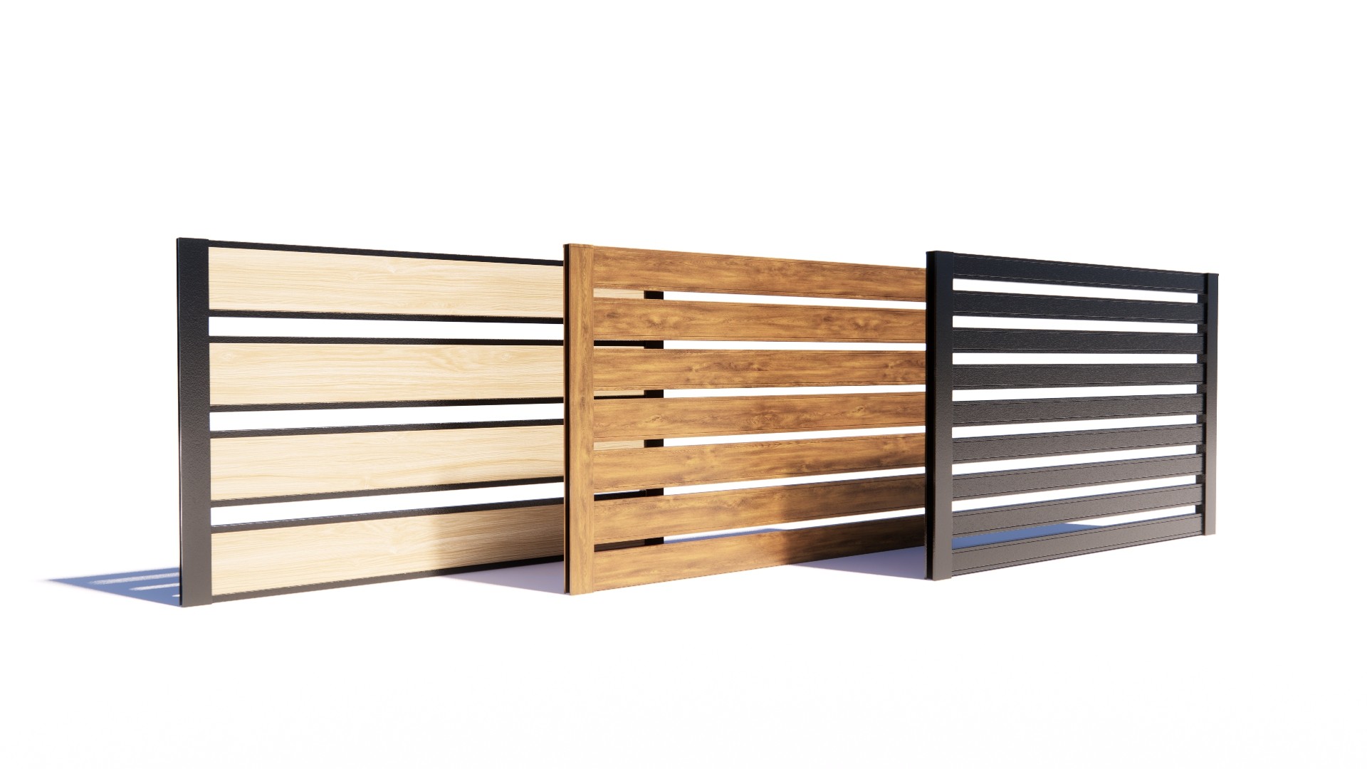 3D modeli metalnih ograda