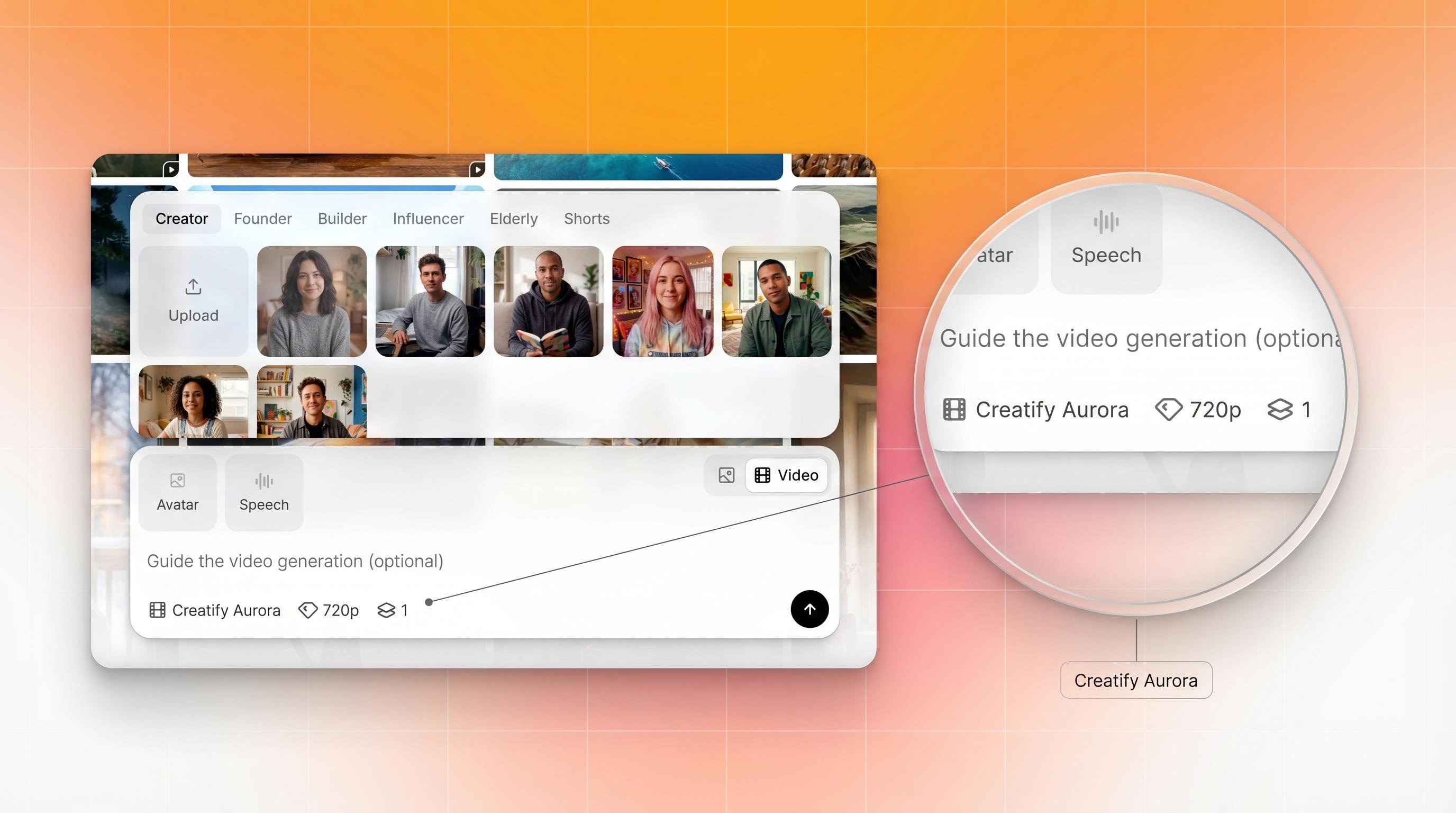 Guide the video generation