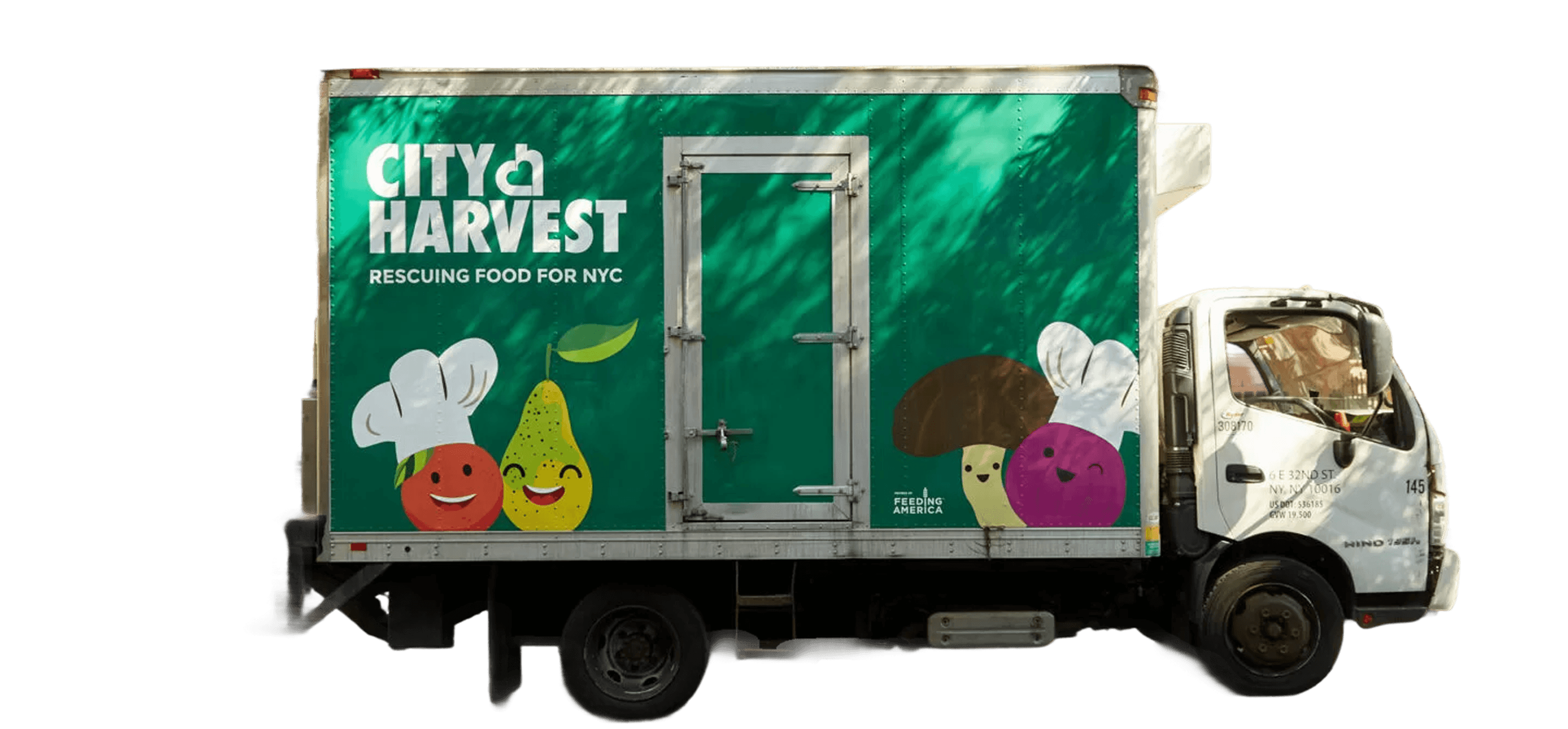 City Harvest truck in Bedstuy