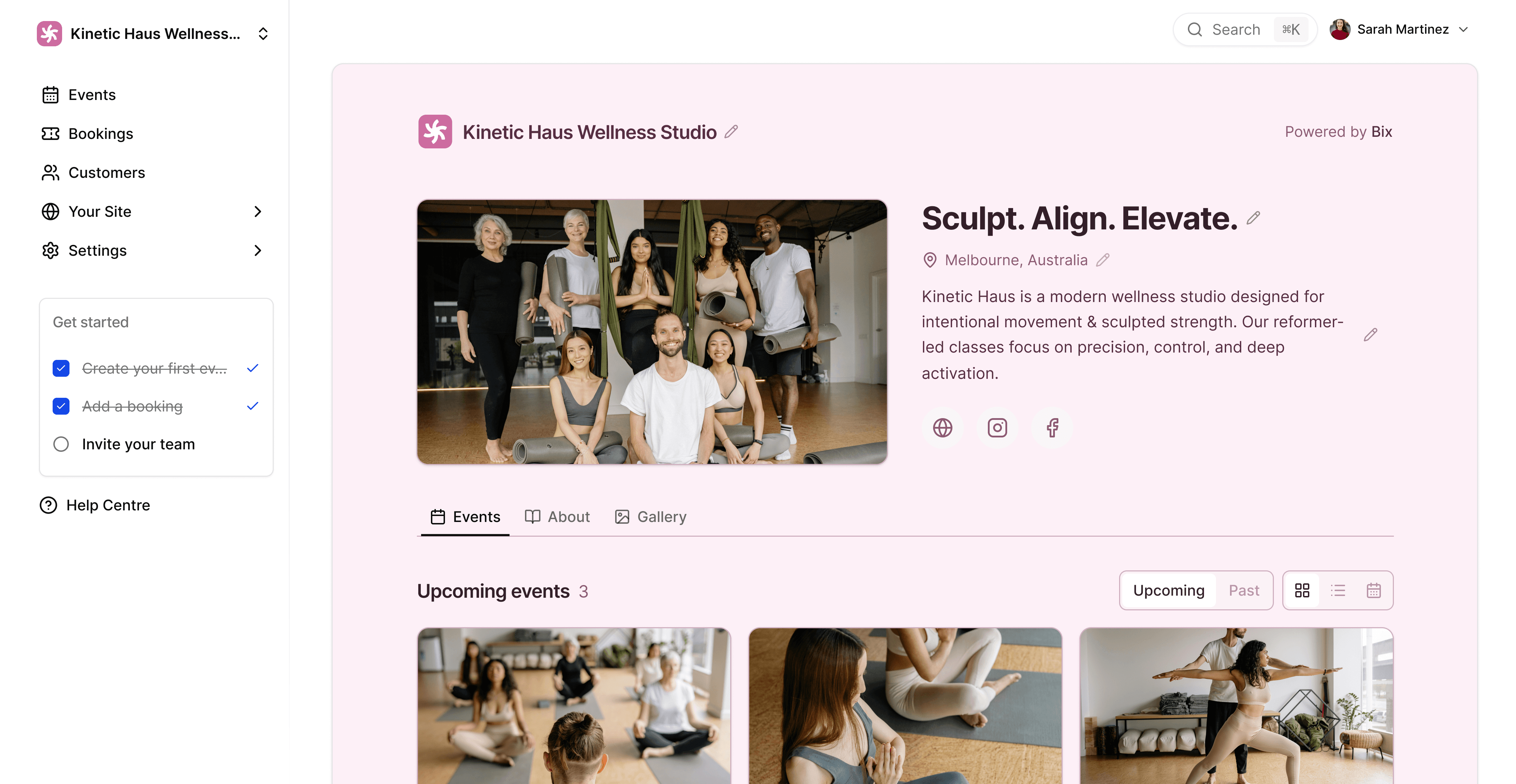 An image of Dreelio's dashboard