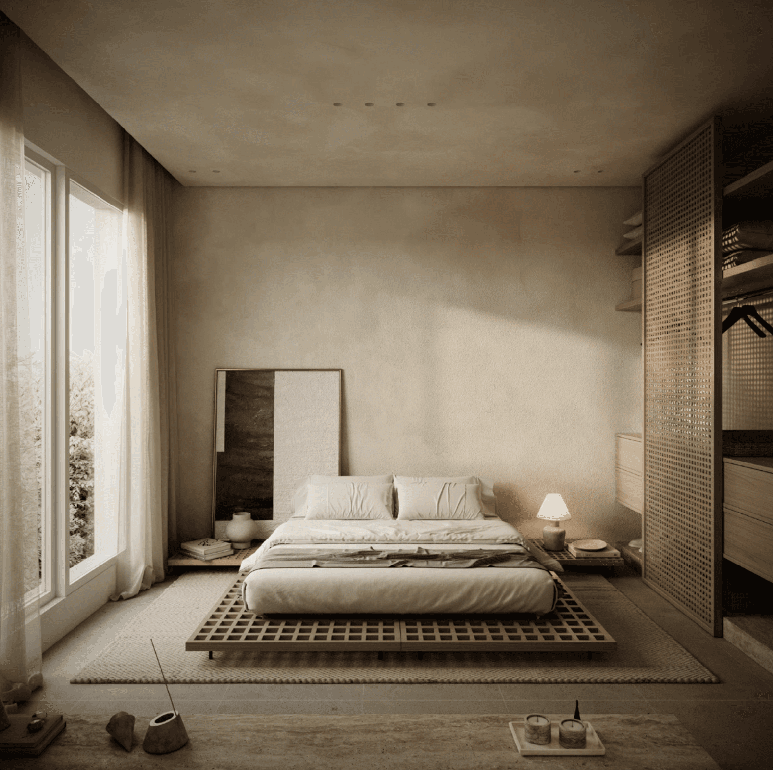 houses surrounded with plants