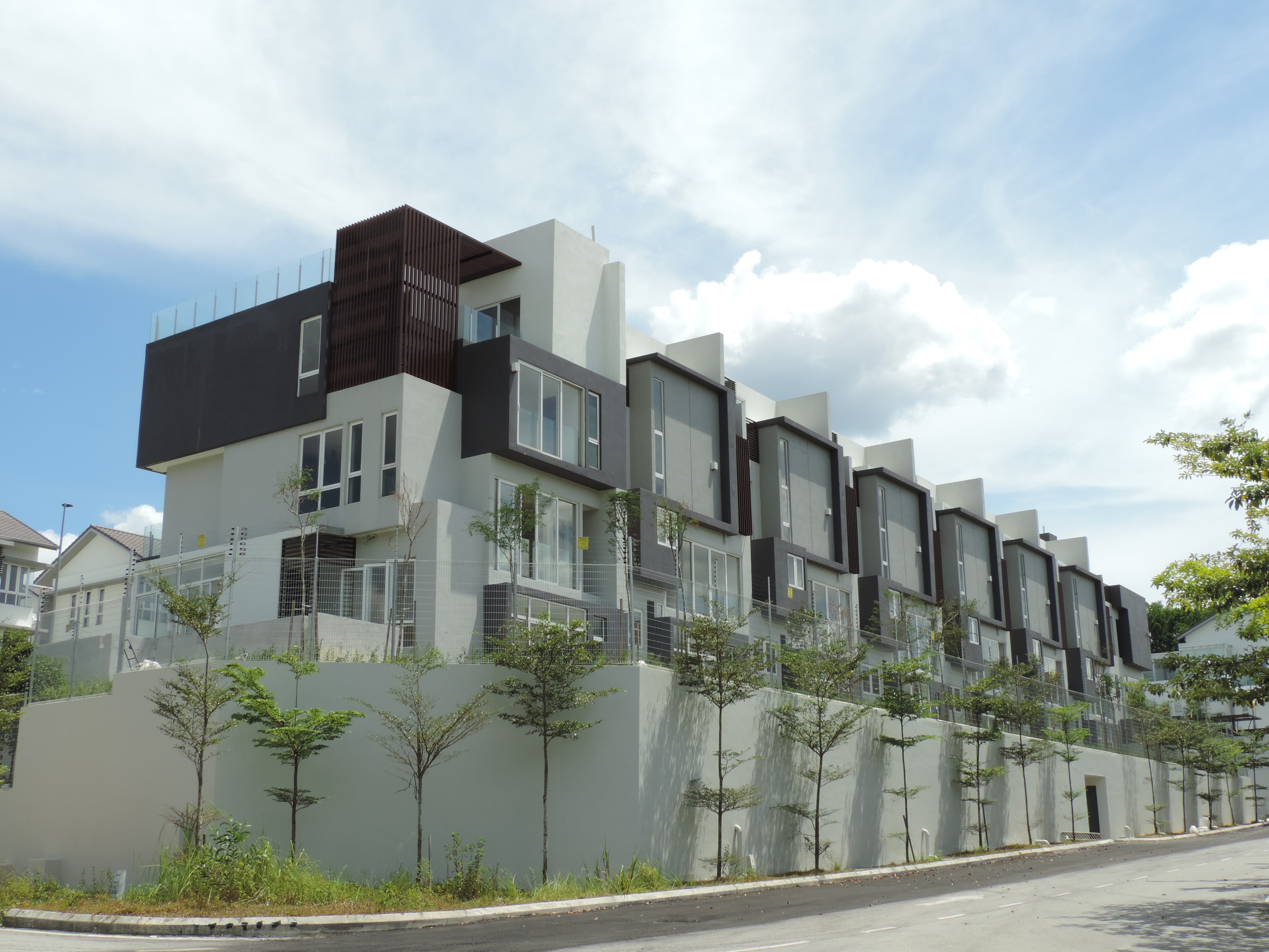 Exterior view of Hevea Kemensah project by Asima Architects