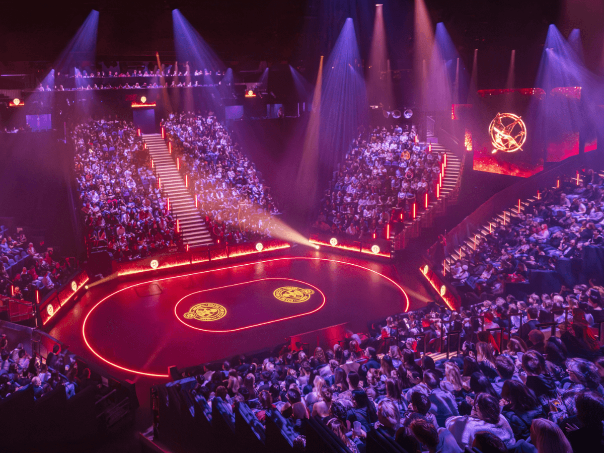 Book The Hunger Games: On Stage tickets at Troubadour Canary Wharf Theatre. Suzanne Collins adaptation with projection mapping and live action.