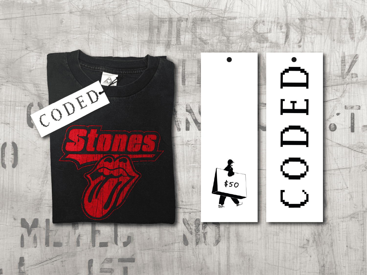 Tablet showing Bloomy UI