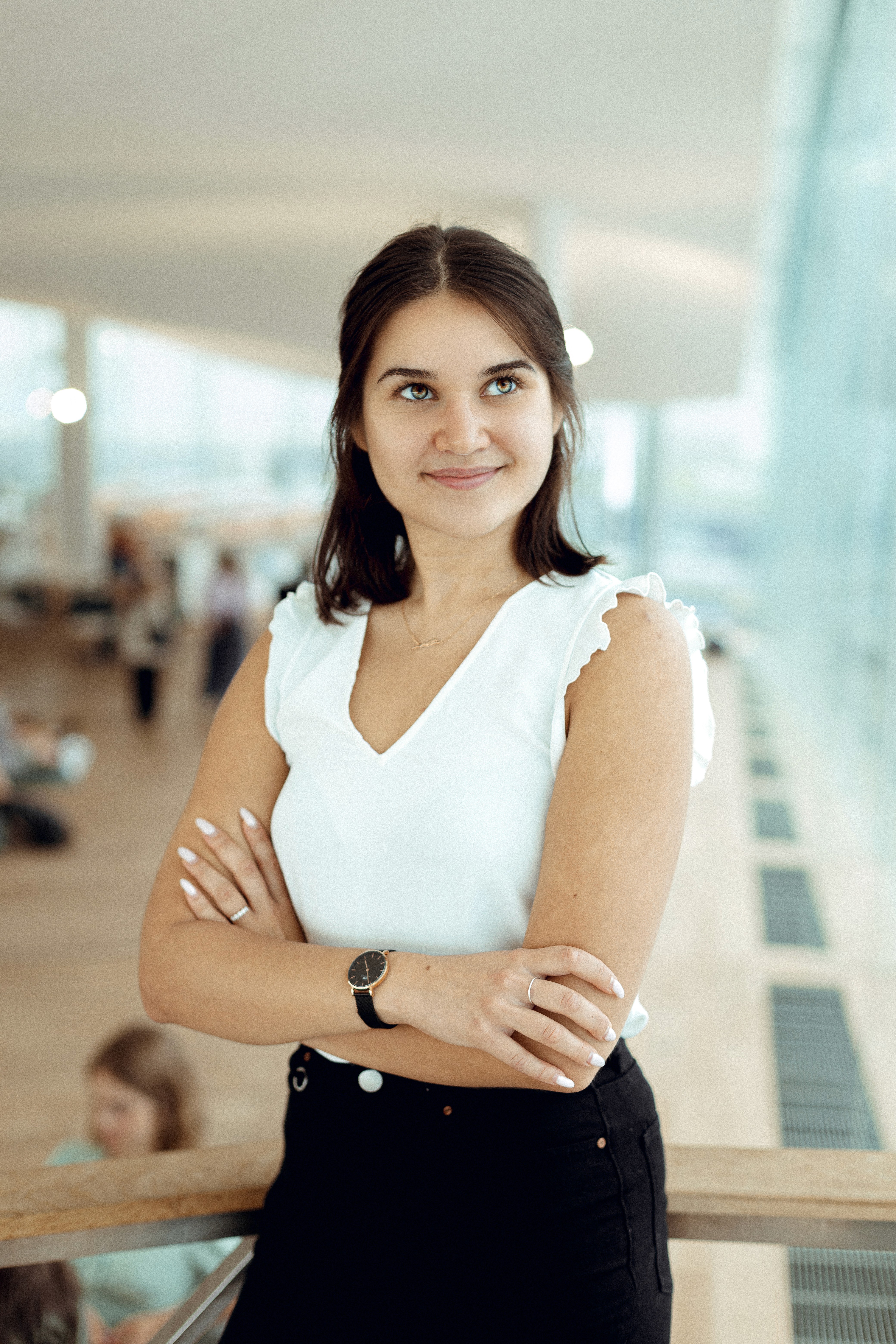 Portrait of man looking to the right