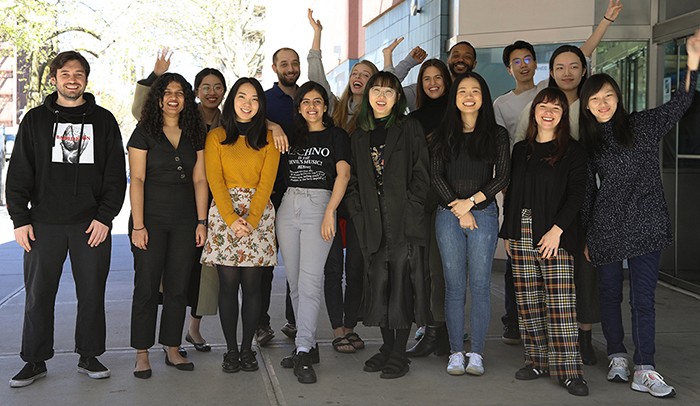 students outside SVA Theatre 1