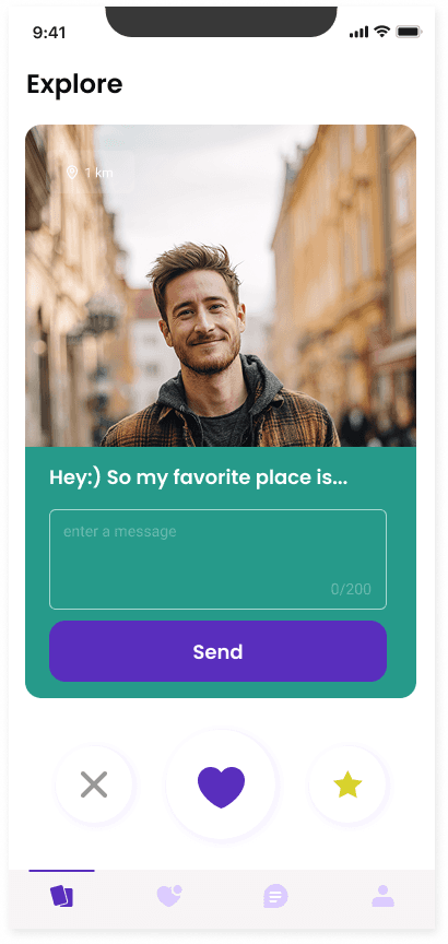App screen