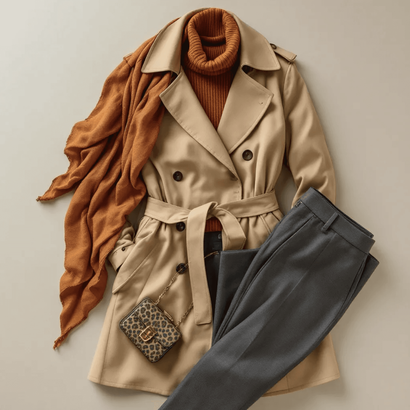 outfit idea warm autumn color palette