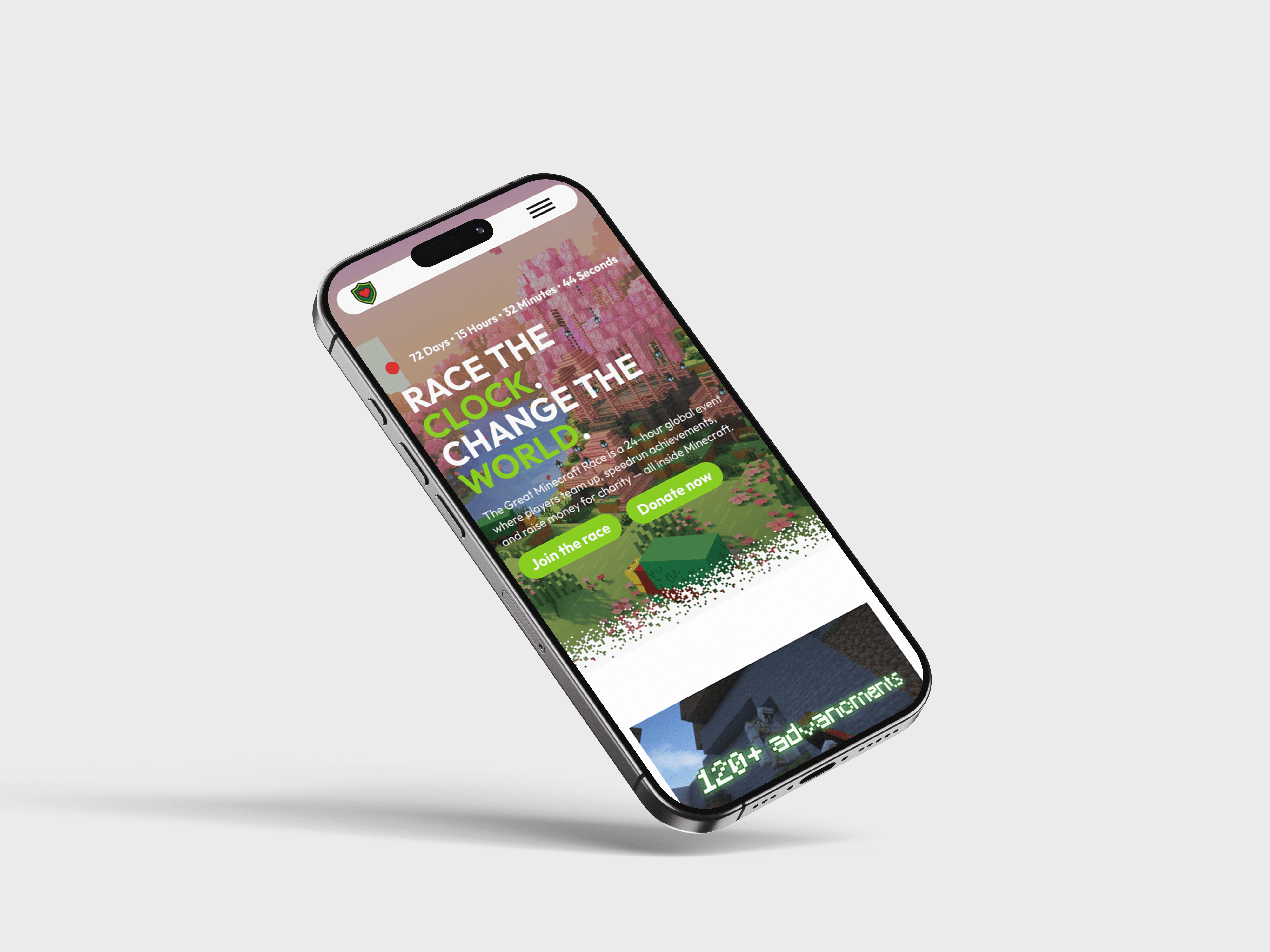 Mockup TGMR Hero Mobile