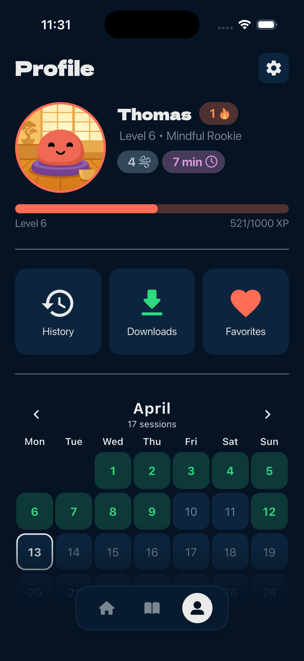 Mobile UI