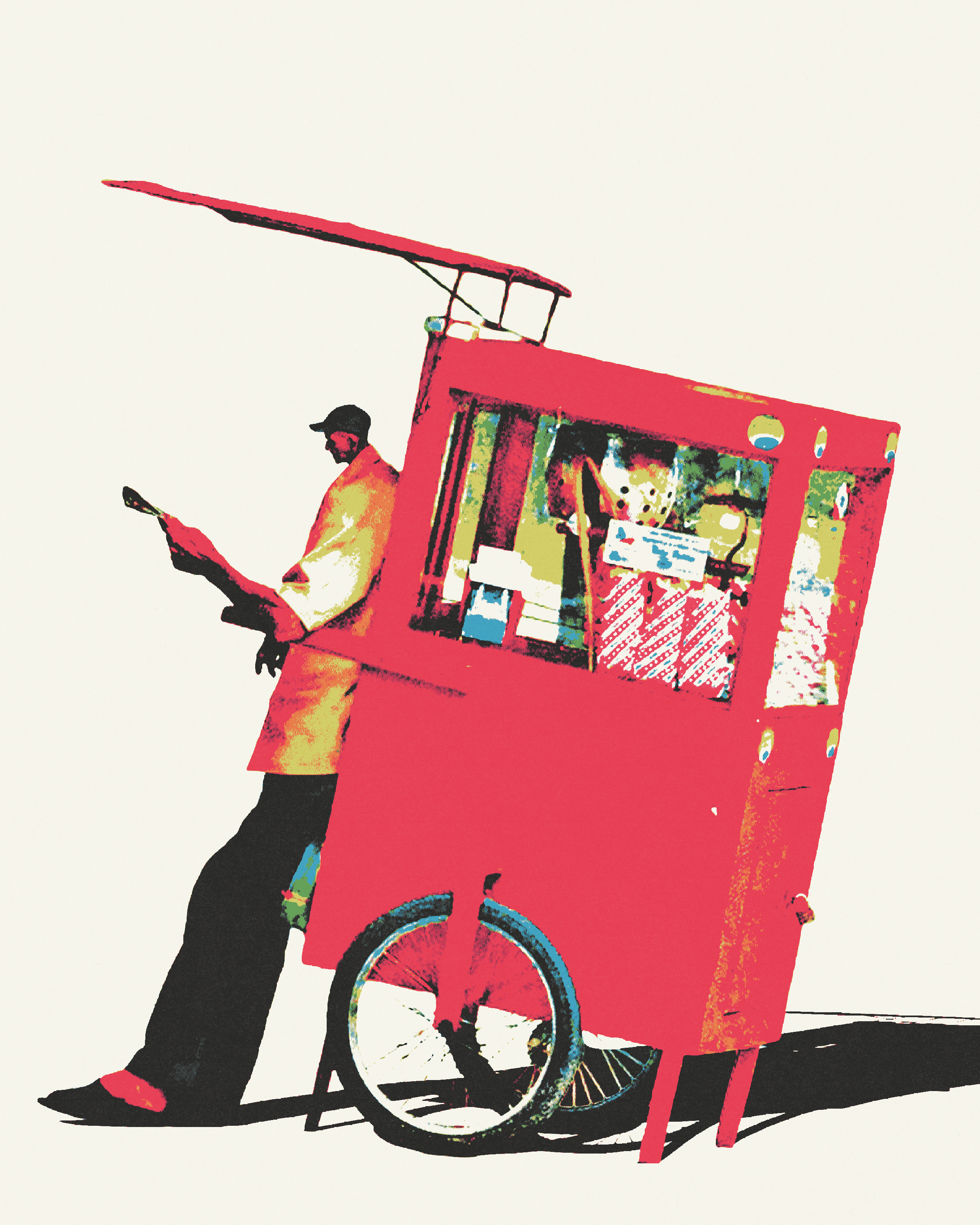 a blurry photo of a person standing in front of a wall