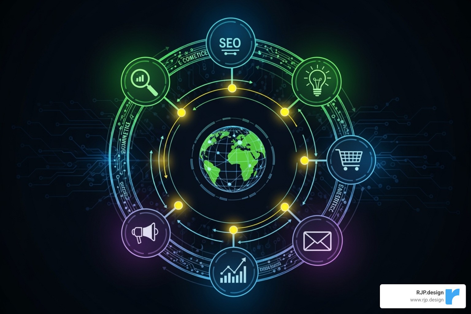 digital marketing services ecosystem wheel - best digital marketing service provider
