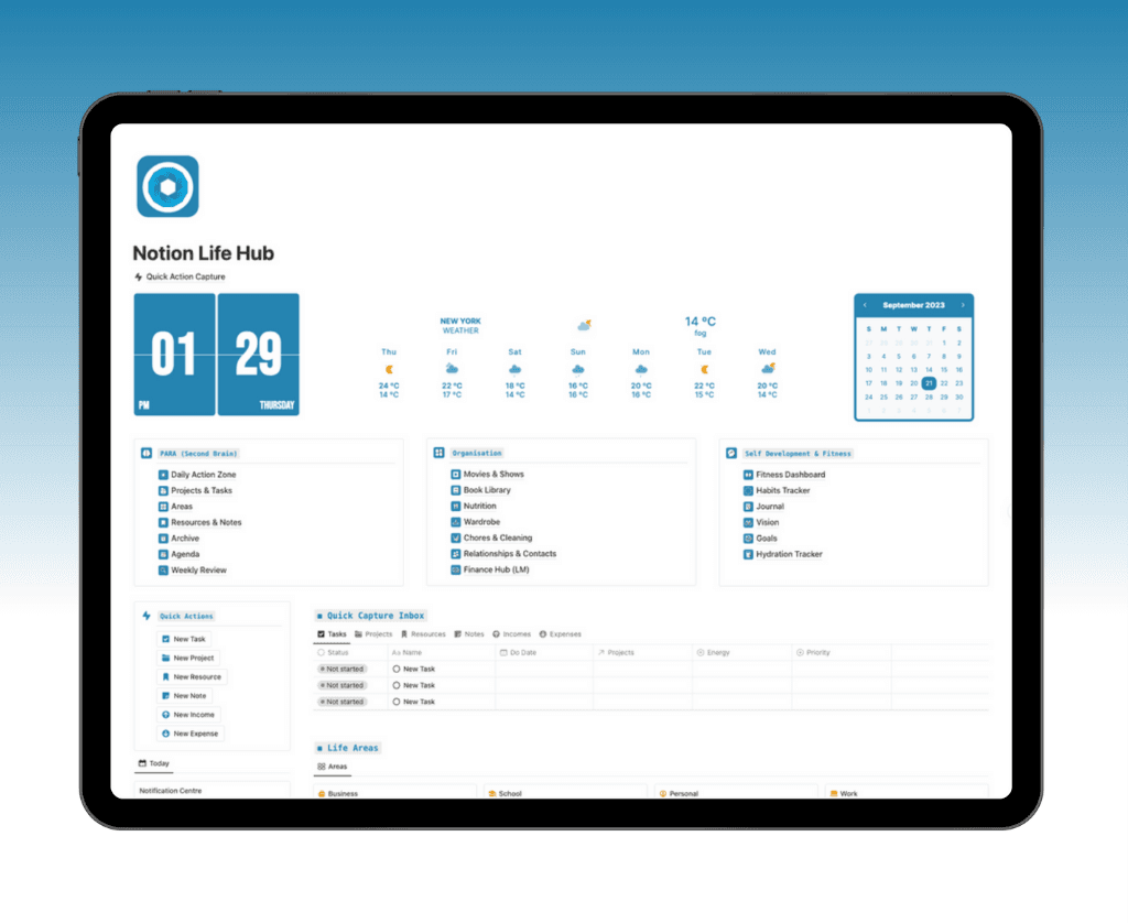 Ultimate Life OS Notion Template