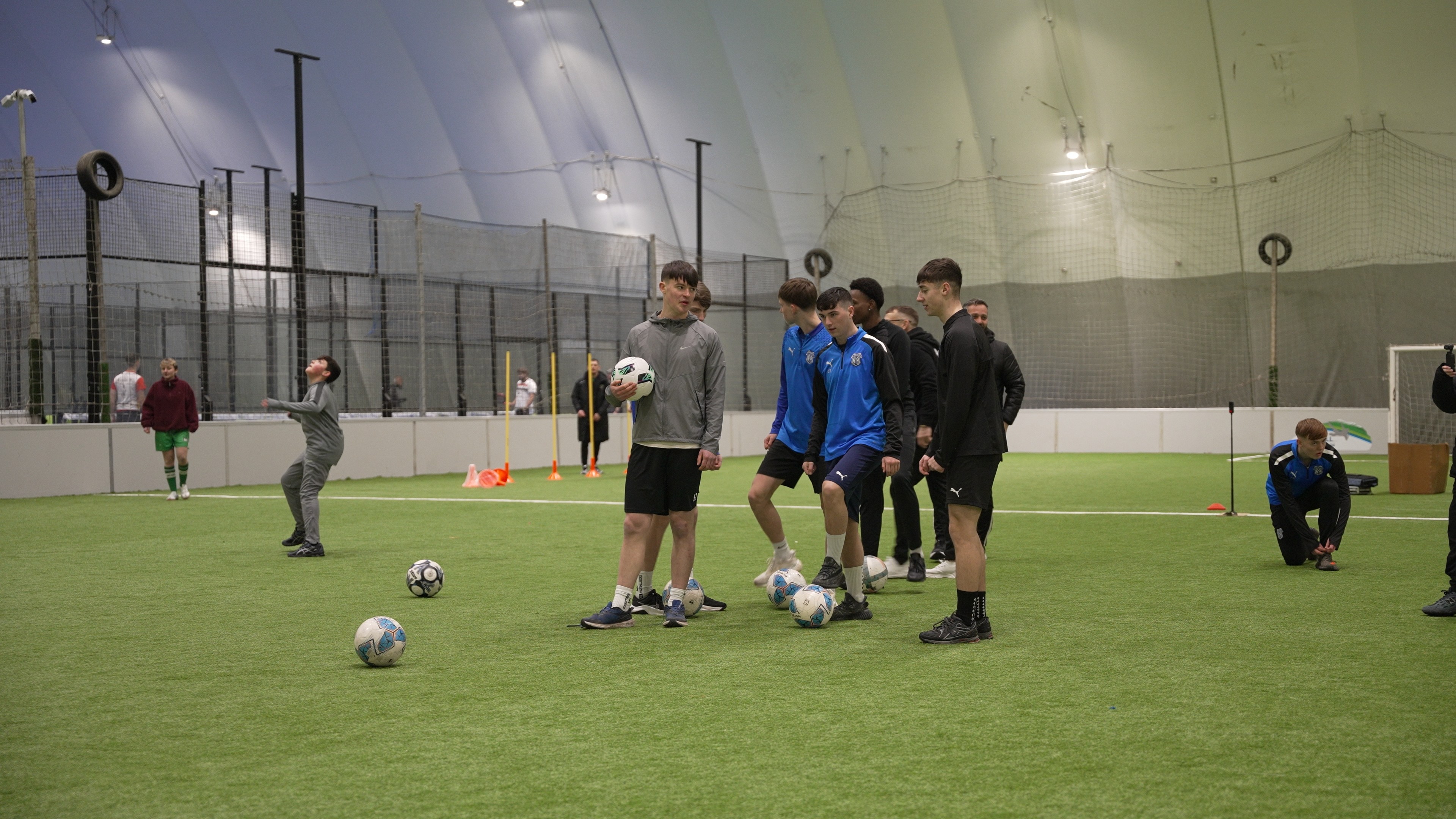 a group of people playing instruments