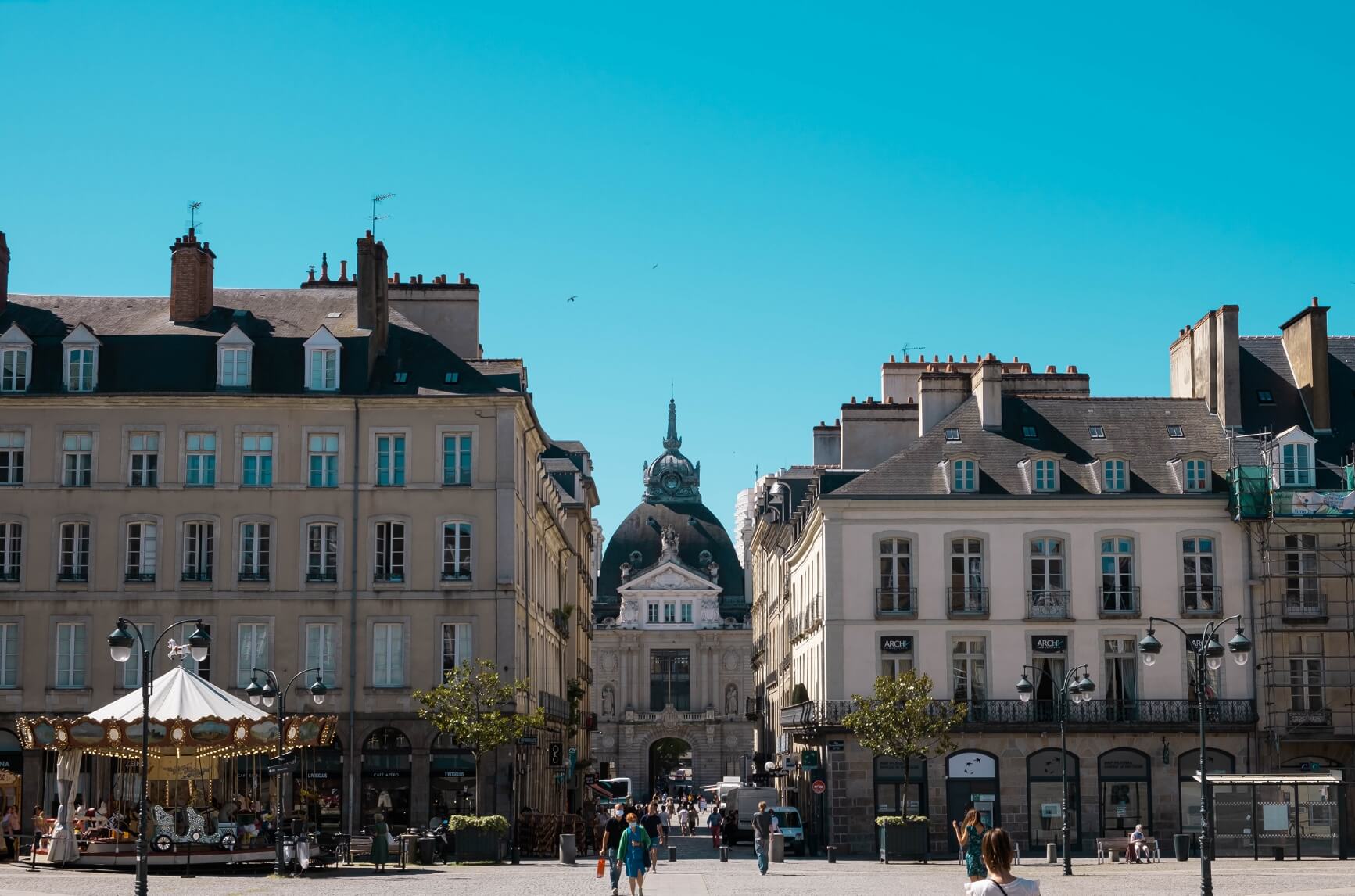 Place de la Mairie à Rennes