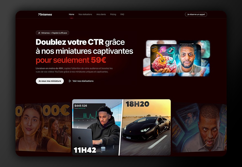 Site web SaaS santé avec IA conçu par Keyz Digital.