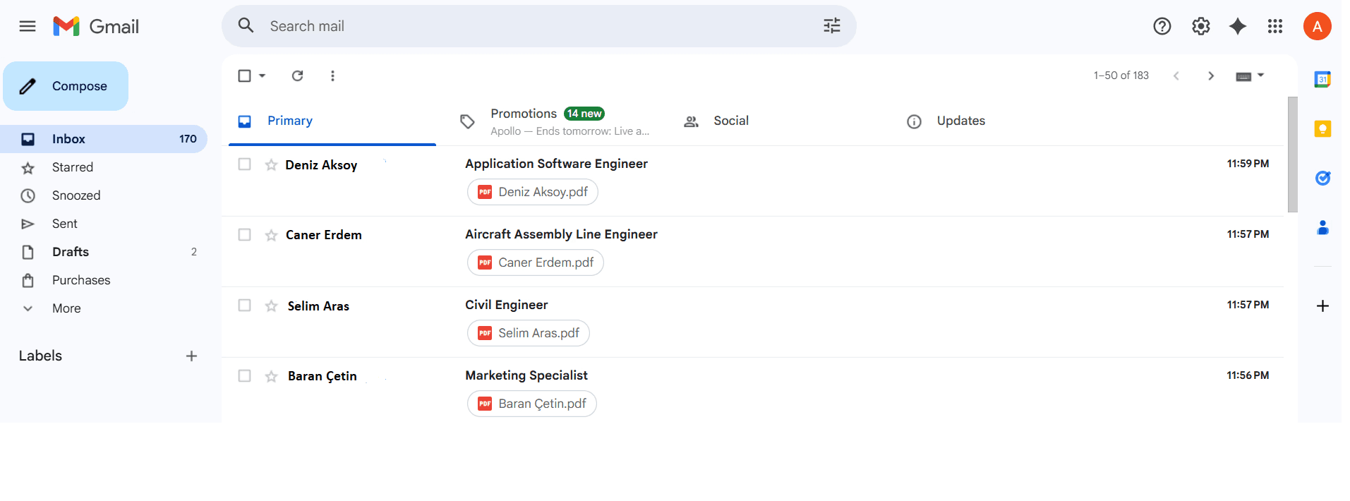 Photo of a company team