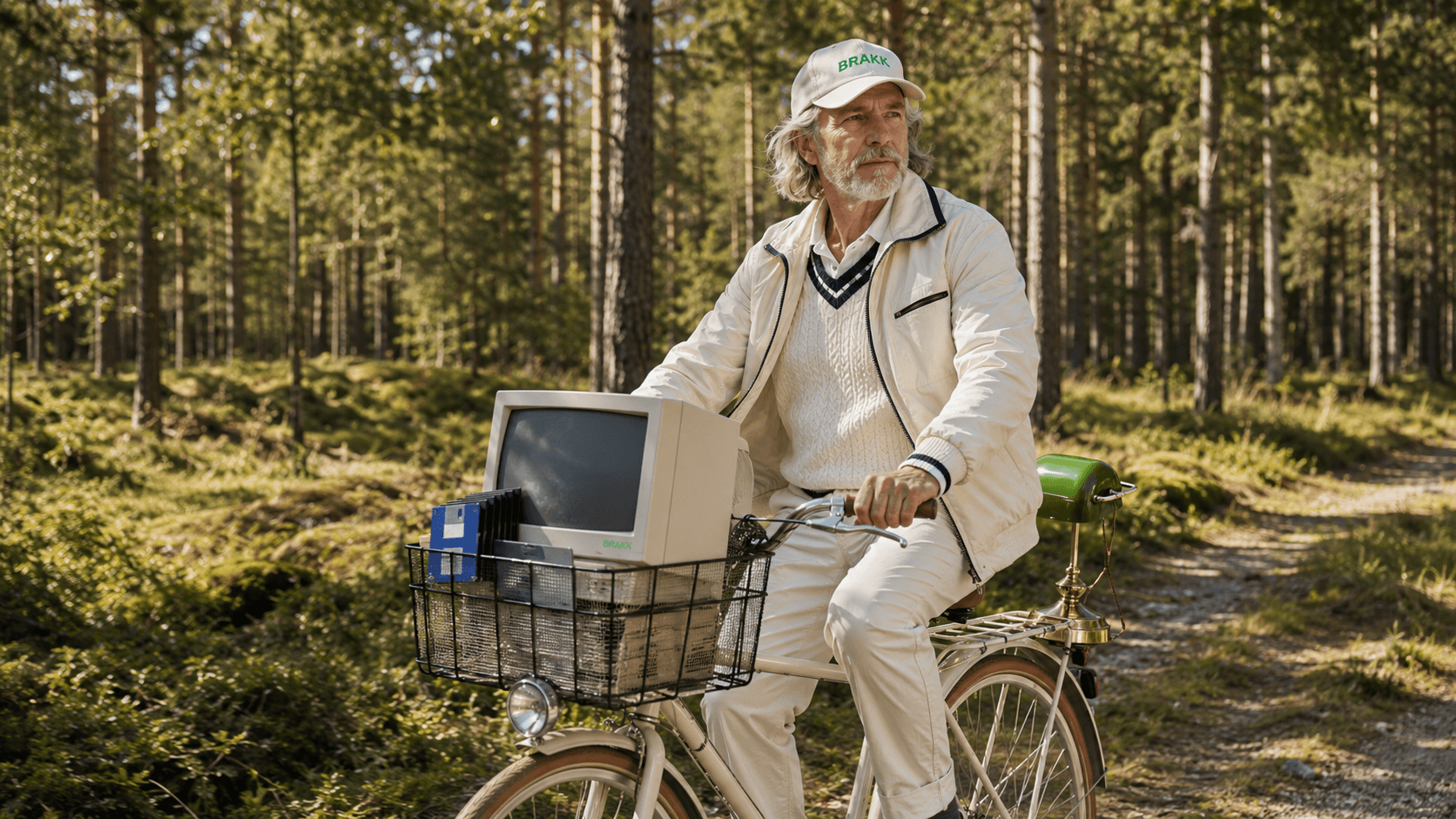 Martin Alternes fra Brakk er usedvanlig trivelig der han står og ser dypt inn i kameraet, som faktisk ikke er et kamera i det hele tatt