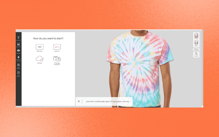 Dyenomite 100% Cotton Rainbow Tie‑Dye T‑shirt
