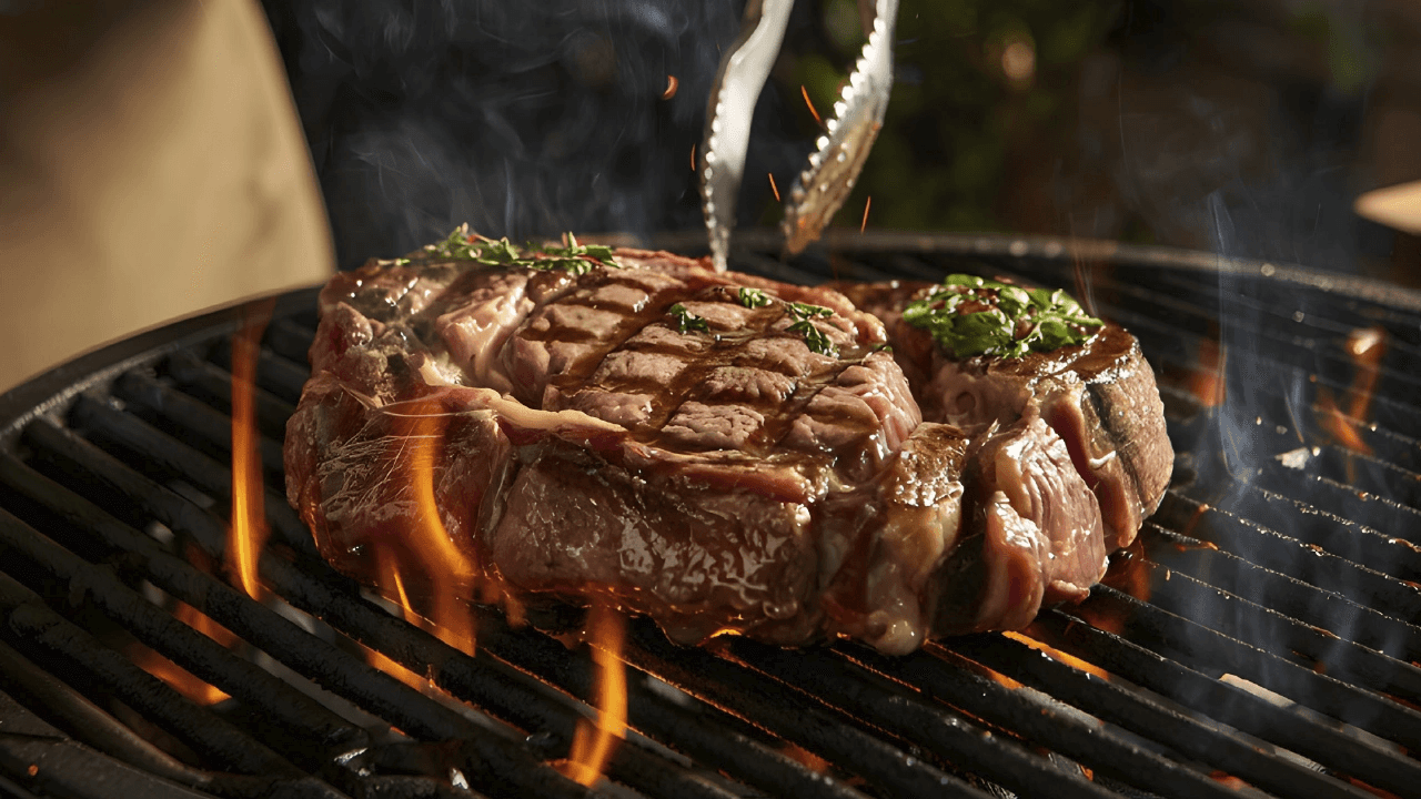 Imagen de bizcocho recién preparado junto a una batidora