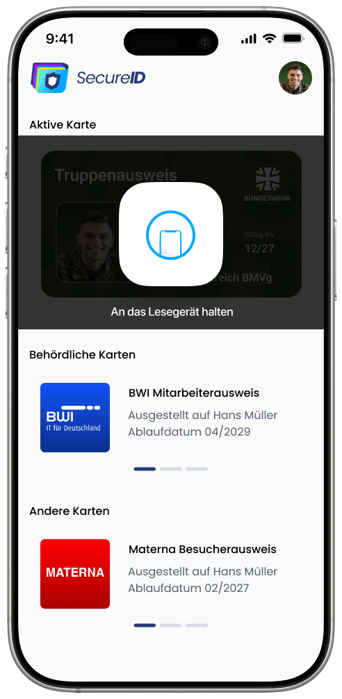 Phone mockup of the Superpower app