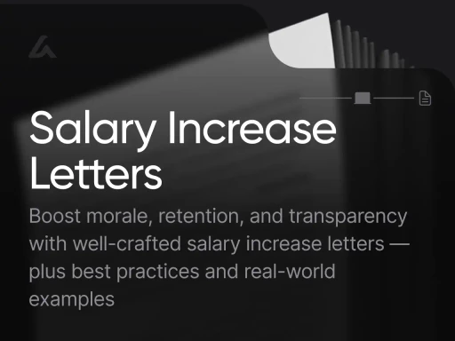Salary Increase Letters