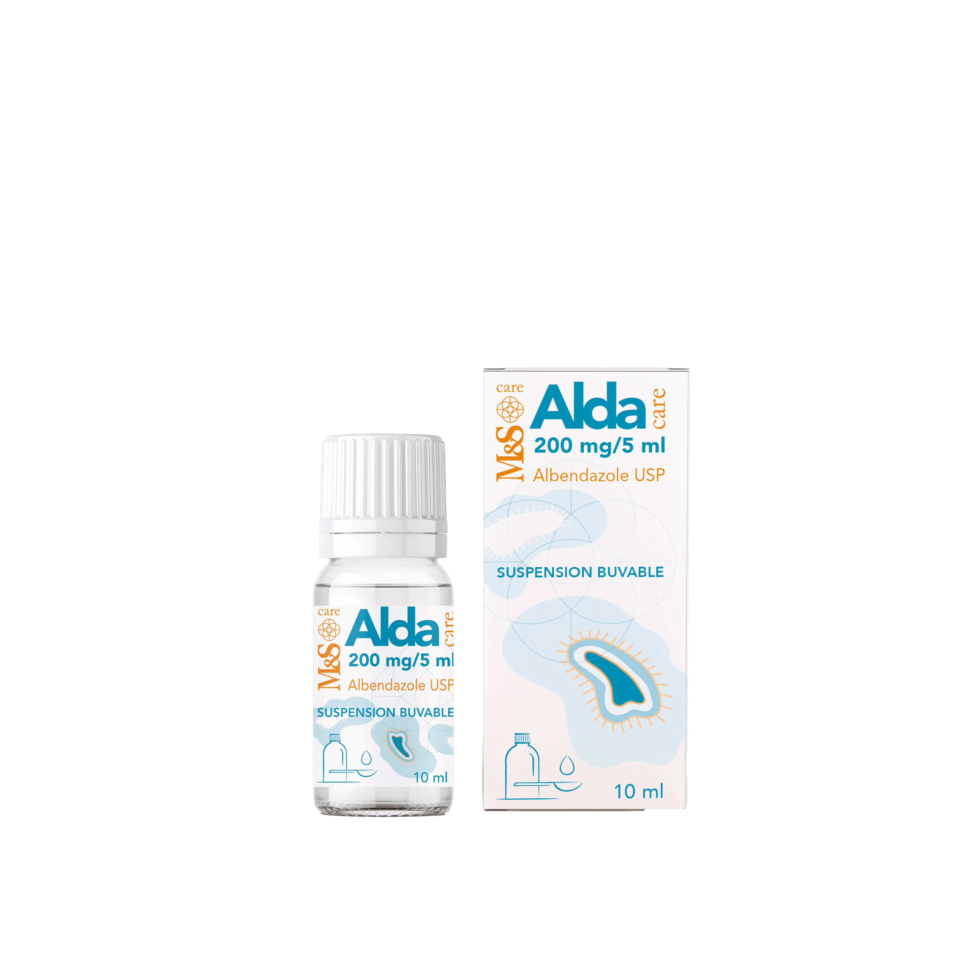 Boîte de AldaCare 200mg/5ml M&S Care