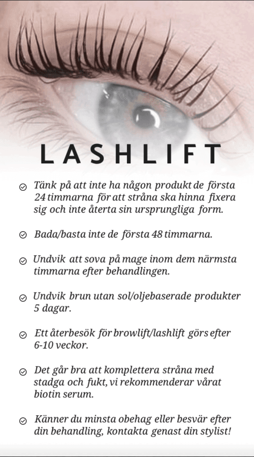 Lashlift, ögonfransar, fransar