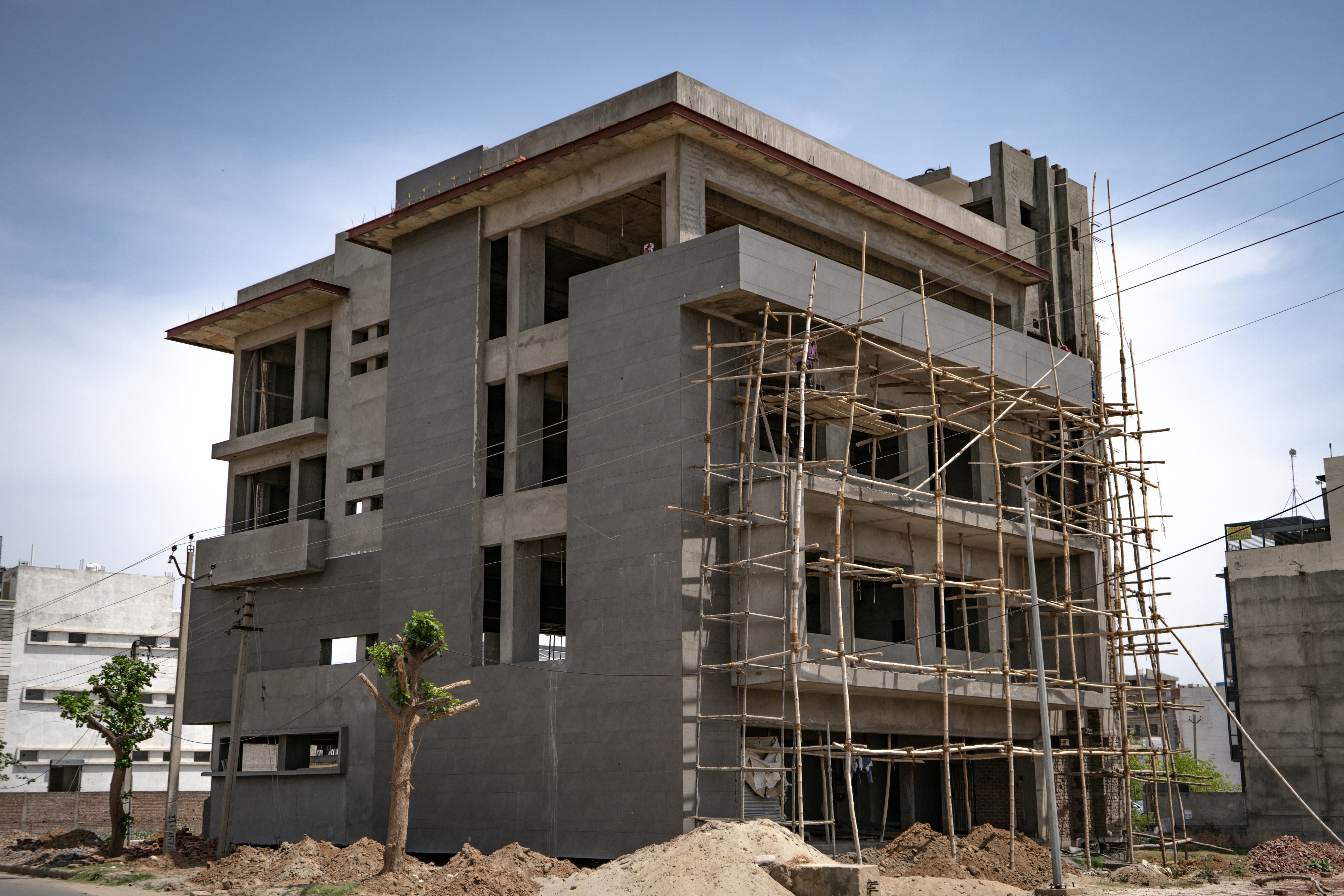 Image of a residential building underconstruction