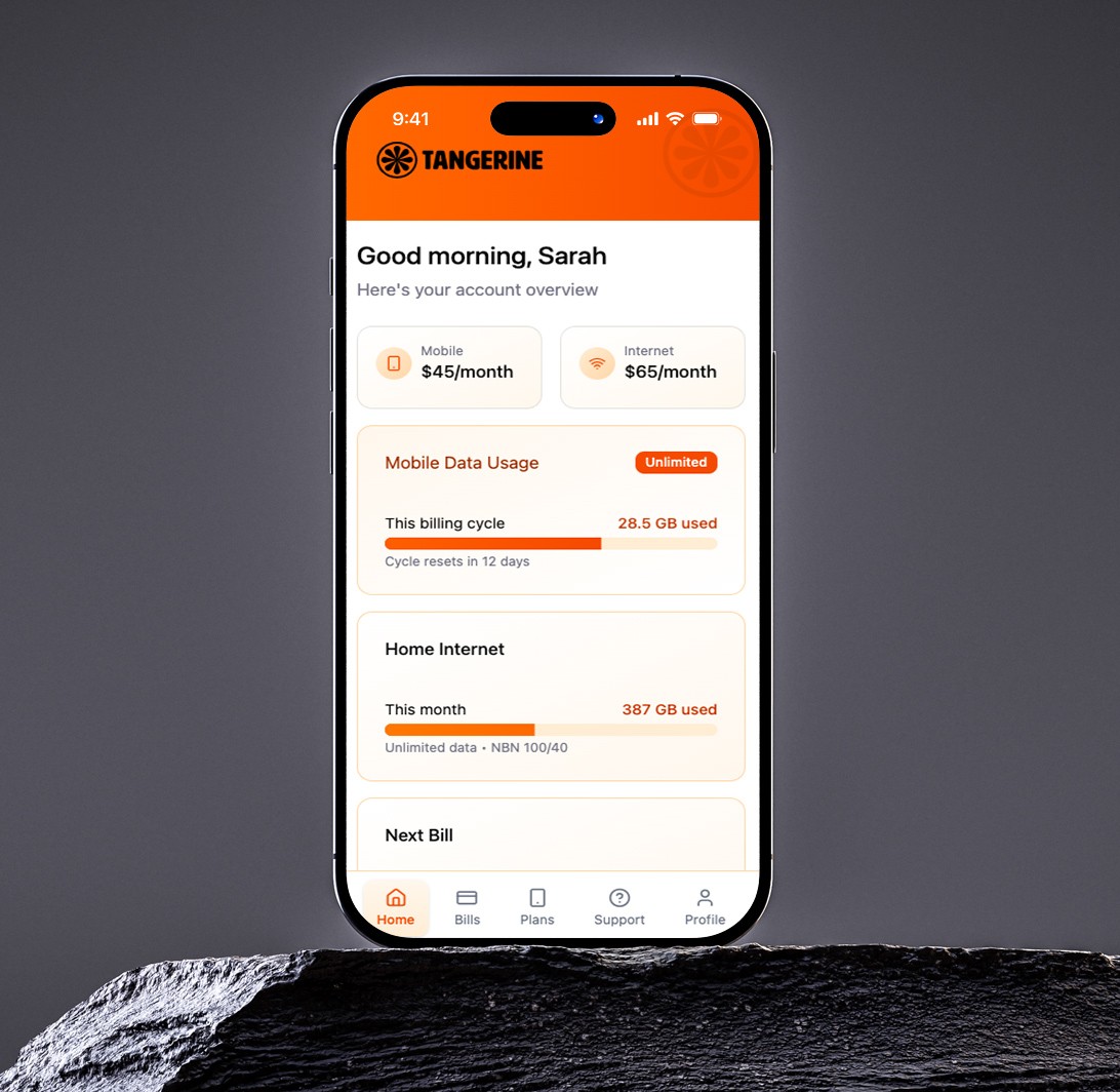 Tangerine mobile app