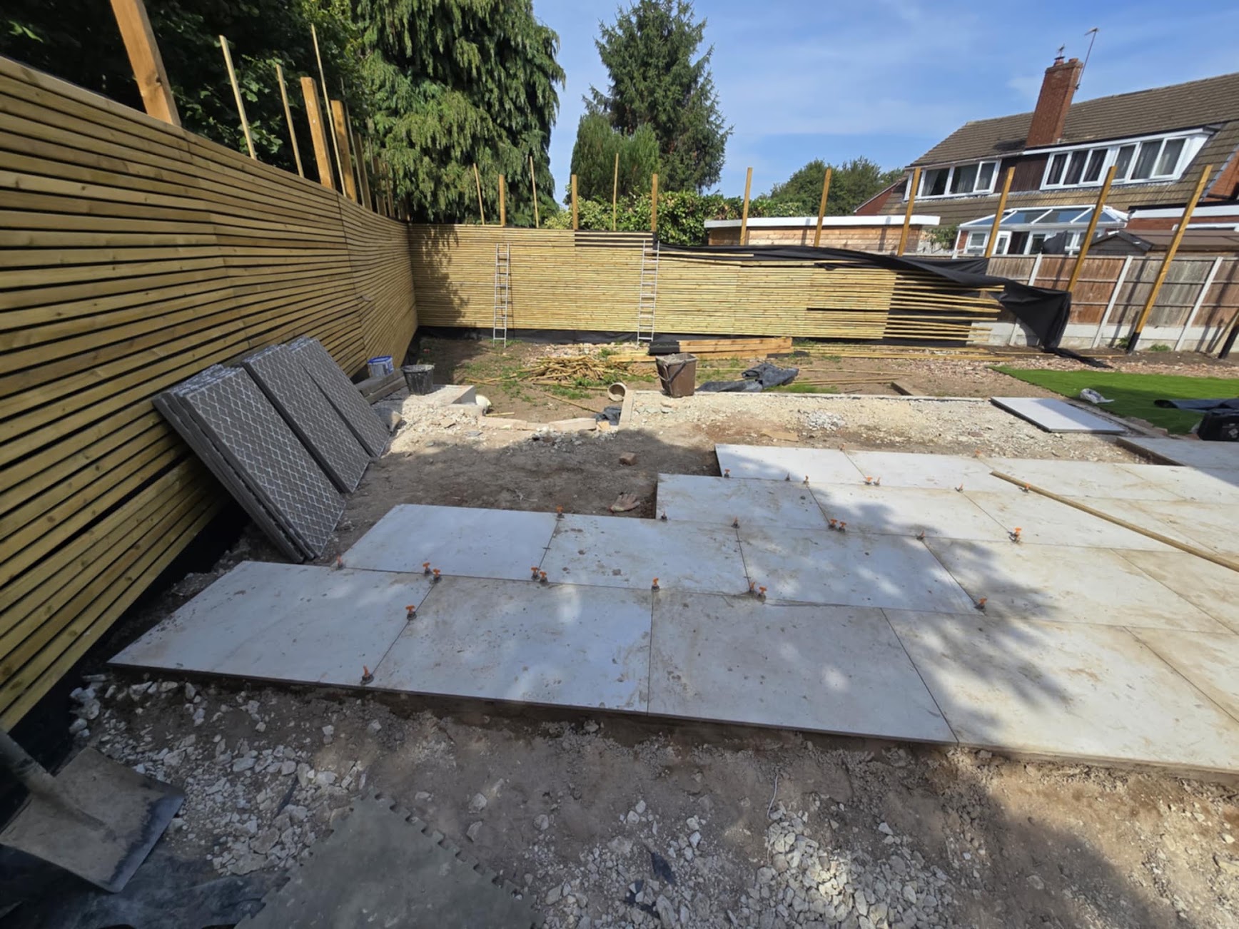 Fencing and patio landscaping in the West Midlands