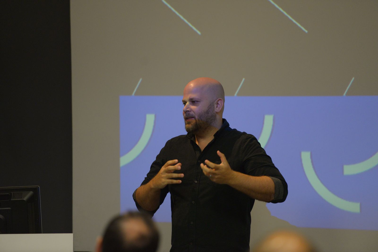 person performing stage