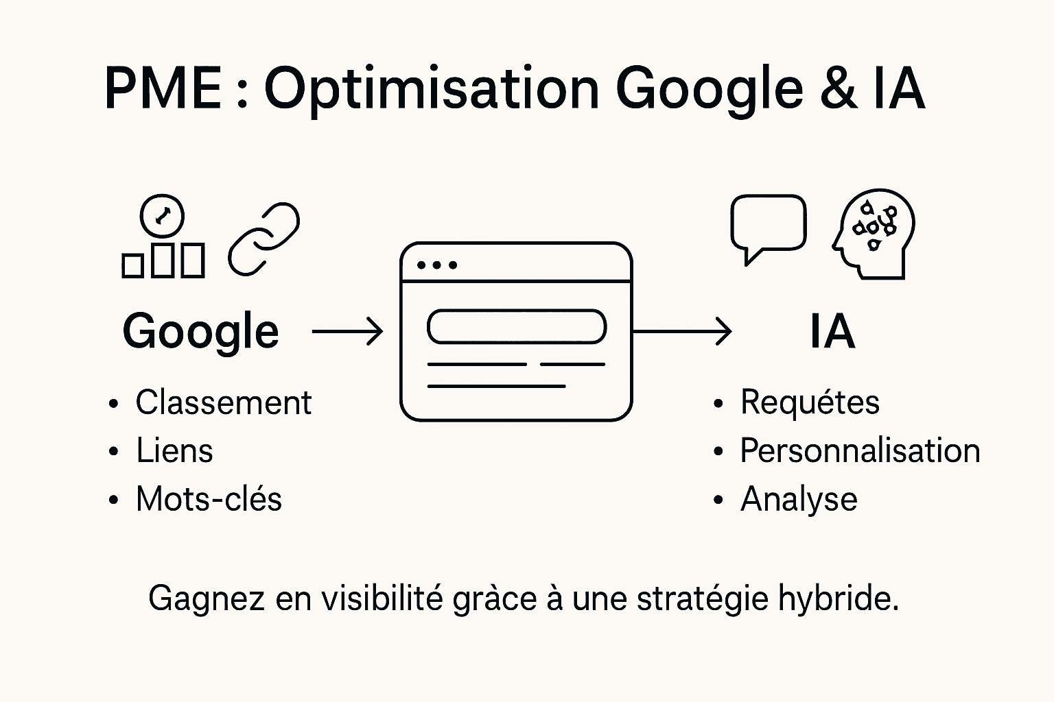 Infographie : comment tirer parti de l’IA de Google pour booster la performance des PME