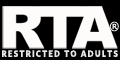 Logo de RTA (Restricted to Adults), indicando que el contenido del sitio es exclusivo para adultos.