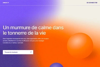 Landing page Reiya Studio Agence Framer