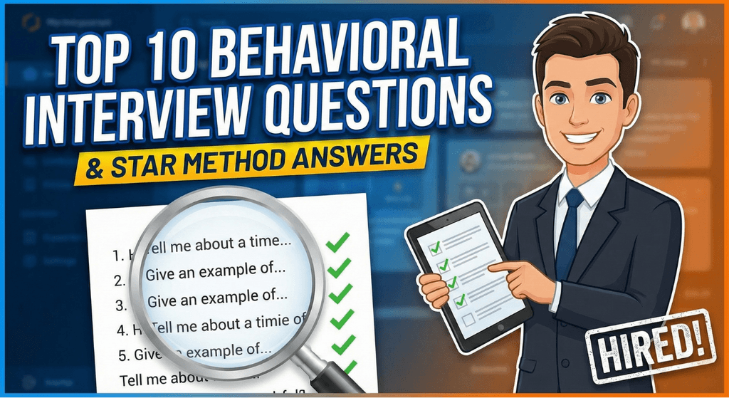 10 Essential Behavioral Interview Questions with STAR Method Answers ...